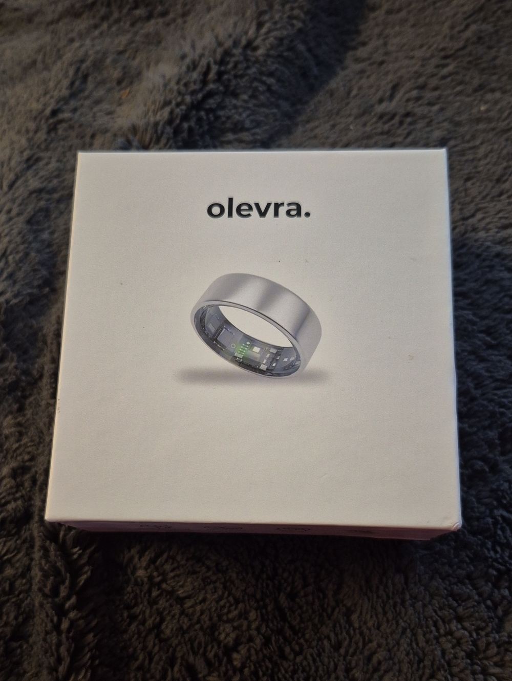 Olevra Smart Ring in Silver - Size 6